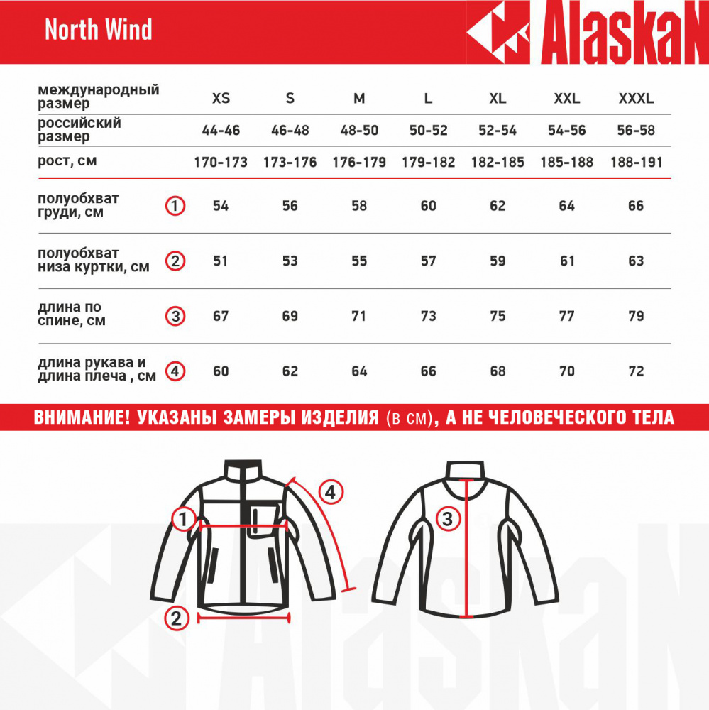 Куртка флисовая Alaskan North Wind