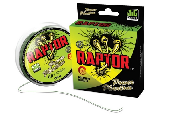 Шнур Power Phantom PE Raptor 4x, 135m