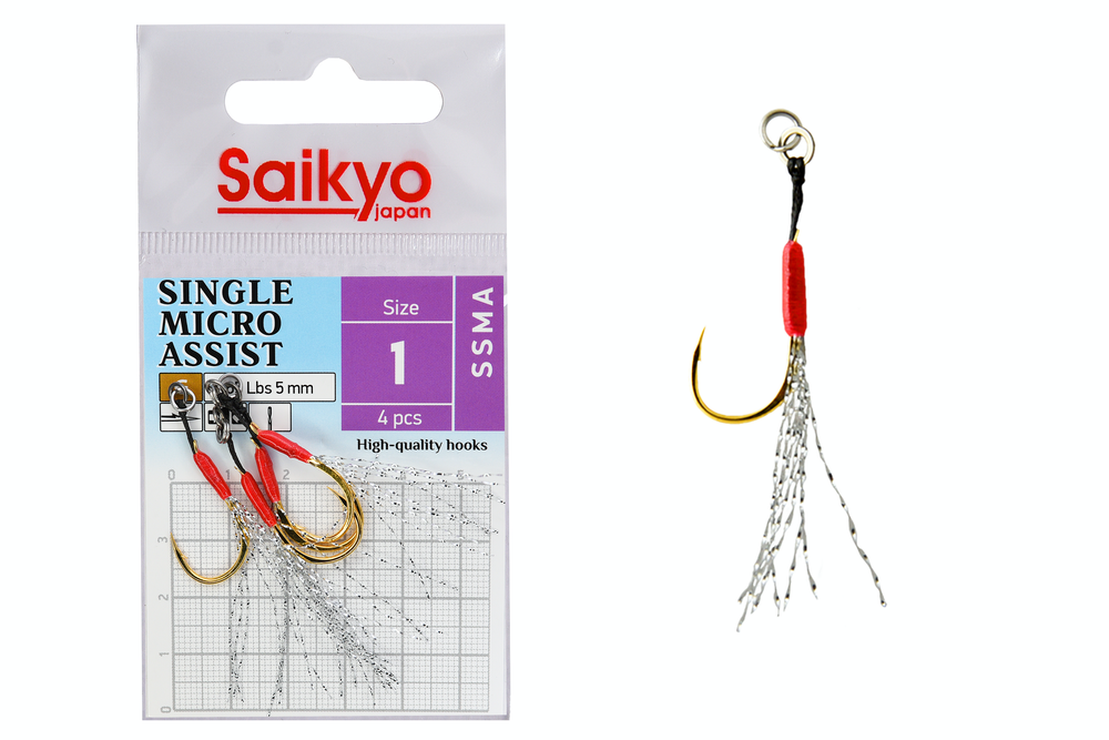Крючки Saikyo Single Micro Assist SSMA