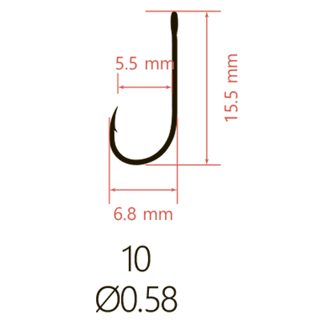 Крючки Saikyo KH-10120 Single Spoon Hook