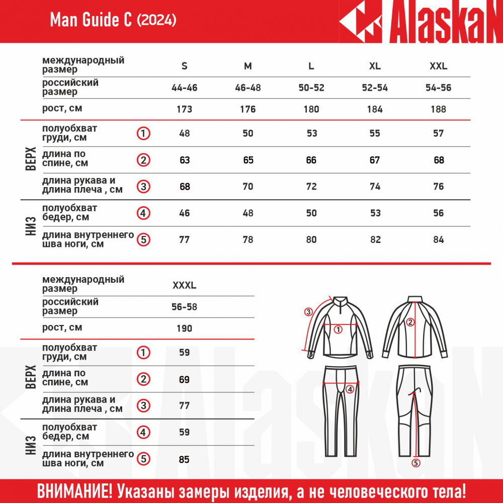 Термобелье Alaskan Man Guide C