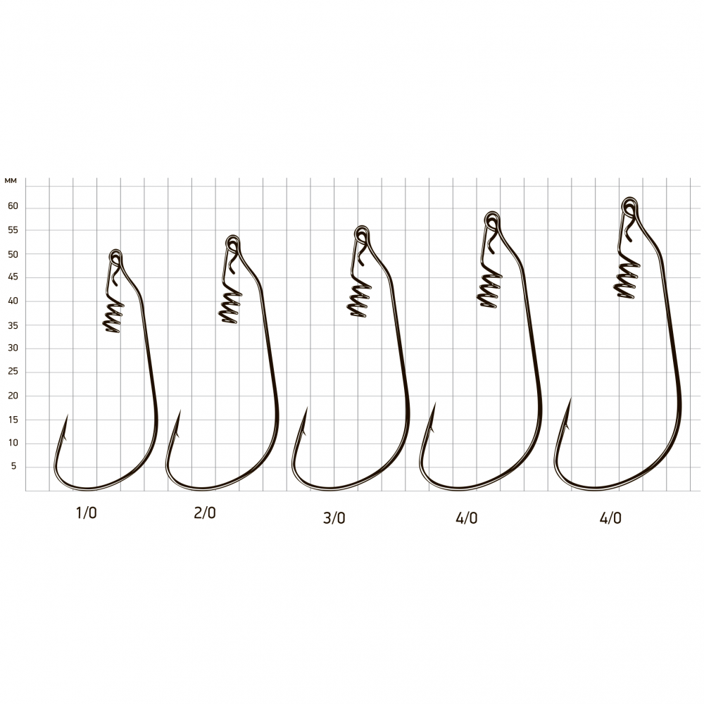 Крючки офсетные Saikyo BS-2435 Offset Hook