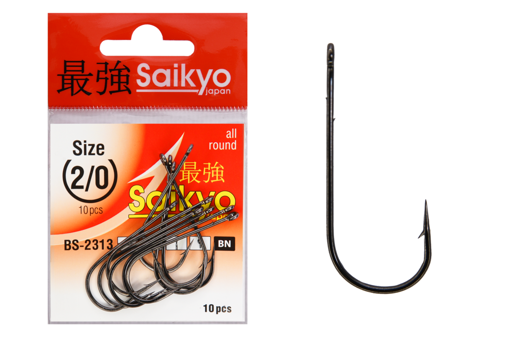Крючки Saikyo BS-2313 Round Bent Worm
