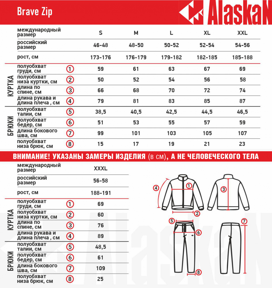 Комплект флисовый Alaskan Brave Zip