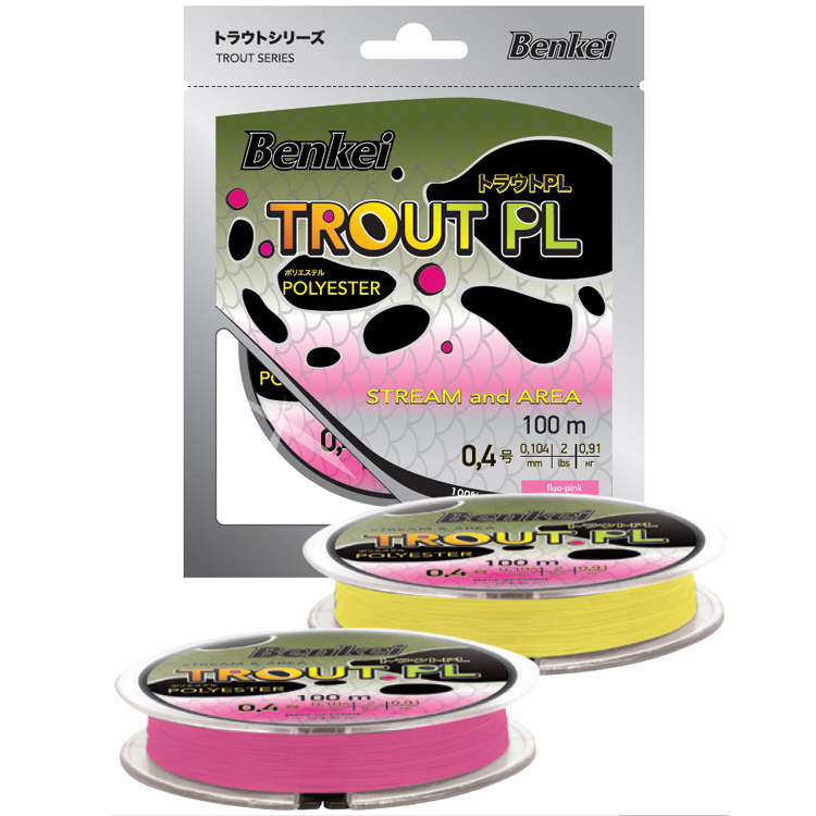 Леска из полиэстера Benkei Trout PL