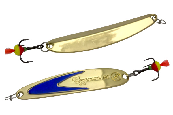 Блесна вертикальная ECOPRO Судачья + синий флекс